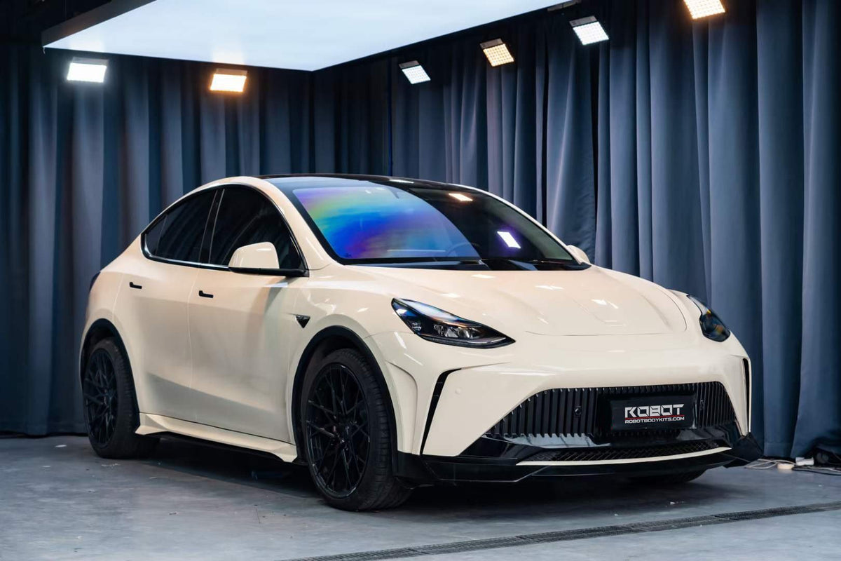 Cream — Robot Craftsman Tesla Model Y Starship Polypropylene (PP) Full Bodykit