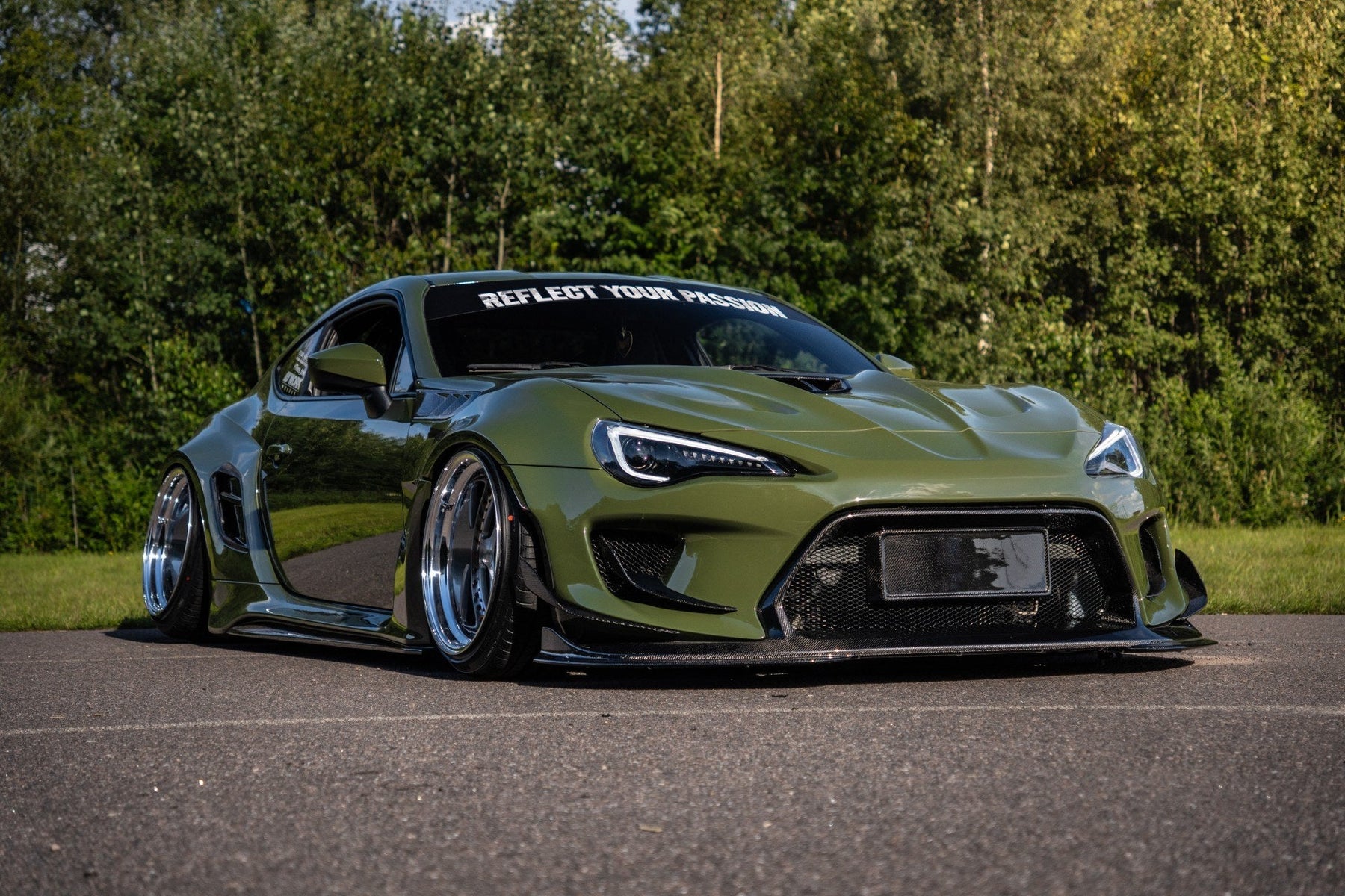 Dark Green Robot Craftsman Widebody — GT86 / BRZ / FR-S