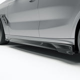 BMW X6M F96 LCI Carbon Fiber Side Skirts