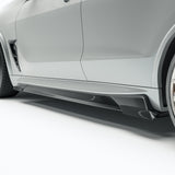 BMW X5M F95 LCI Carbon Fiber Side Skirts