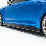 Audi RS4 B9.5 Facelift Carbon Fiber Side Skirts