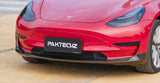 PAKTECHZ Carbon Fiber Front Lip Spoiler for Tesla Model 3