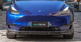 PAKTECHZ Carbon Fiber Front Lip Spoiler for Tesla Model Y