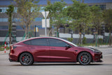TAKD Pre-preg Carbon Side Skirts for Tesla Model 3 / Performance 2017-2023