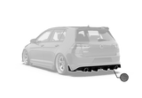 Robot Craftsman Volkswagen Golf / GTI MK7.5 Rear Diffuser (Mk7.5 Only)