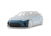 Robot Craftsman Tesla Model 3 “HACKER” Front Bumper & Front Lip (2017–2023 pre-facelift)