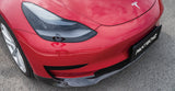 PAKTECHZ Carbon Fiber Front Lip Spoiler for Tesla Model 3