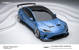 Robot Craftsman Tesla Model 3 2024+ “HACKER”  Widebody Hood / Bonnet