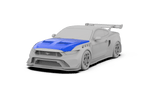 Robot Ford Mustang V5 GTR Widebody Bonnet Options