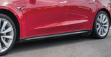 PAKTECHZ Carbon Fiber Side Skirts for Tesla Model 3