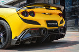 PAKTECHZ Carbon Fiber Rear Diffuser for Ferrari F8 Tributo / Spider