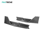 PAKTECHZ Carbon Fiber Side Rear Bumper Side Splitters for BMW M3 G80 / M4 G82