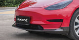 PAKTECHZ Carbon Fiber Front Lip Spoiler for Tesla Model 3