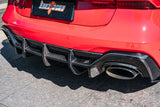 RBT Carbon Fiber Rear Diffuser & Rear Canards for Audi RS7 C8 2020-ON