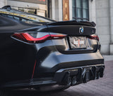 RBT Carbon Fiber Rear Diffuser & Rear Canards For BMW M4 G82 G83 2021-ON