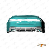 RBT Carbon Fiber Rear Diffuser & Rear Canards for Audi RS7 C8 2020-ON