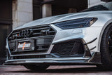 RBT Tuning Carbon Fiber Front Bumper Canards for Audi S7 & A7 S Line & A7 2019-ON C8