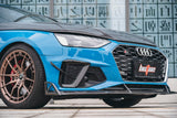 RBT Tuning Carbon Fiber Front Bumper Canards for Audi S4 & A4 S Line 2020-ON B9.5