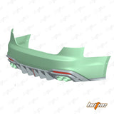 RBT Tuning Pre-preg Carbon Fiber Rear Diffuser Ver.2 for Audi S5 & A5 S Line 2020-ON B9.5