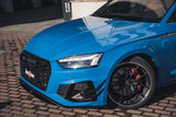 RBT Tuning Pre-preg Carbon Fiber Front Bumper Canards for Audi S5 & A5 S Line 2020-ON B9.5