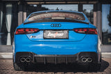 RBT Tuning Pre-preg Carbon Fiber Rear Diffuser Ver.1 for Audi S5 & A5 S Line 2020-ON B9.5