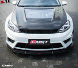 CMST Carbon Fiber PVC Glass Transparent Hood for Volkswagen GTI & Golf R & Golf MK7 MK7.5