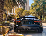 CMST Carbon fiber Rear Diffuser (Center Exit Dual Tips) for F-Type 2014-ON