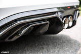 CMST Carbon fiber Rear Diffuser (Center Exit Dual Tips) for F-Type 2014-ON
