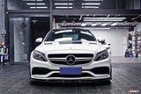 CMST Carbon Fiber Front Lip for Mercedes Benz C63 C63S AMG Sedan & Coupe 2015-ON