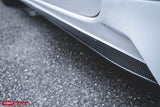 CMST Carbon Fiber Side Skirts for Mercedes Benz W205 / AMG Sport Package / C63 AMG Coupe (2015-ON) Partial