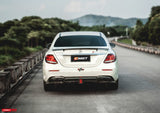 CMST Carbon Fiber Rear Diffuser for Mercedes Benz E-Class 4 Door W213 2017-2020
