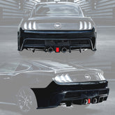 CMST Rear Bumper With Diffuser for Ford Mustang S550.1 S550.2 2015-2022