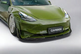 CMST Tuning Carbon Fiber Front Bumper & Front Lip for Tesla Model 3 Ver.2
