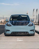 CMST Tuning Carbon Fiber Front Lip Ver.2 for Tesla Model Y