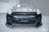 CMST Tuning Stage 2 Front Bumper & Front Lip for Nissan GTR GT-R R35 2008-2016 Facelift Conversion Kit Carbon Fiber / FRP