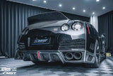CMST Tuning Rear Bumper & Rear Diffuser Ver.2 for Nissan GTR GT-R R35 2008-2016 Carbon Fiber / FRP
