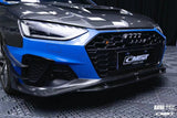 CMST Tuning Carbon Fiber Front Bumper Canards for Audi S4 & A4 S-line 2020-ON B9.5