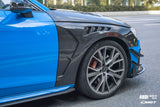 CMST Tuning Carbon Fiber Front Bumper Canards for Audi S4 & A4 S-line 2020-ON B9.5