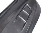 CMST Carbon Fiber Glass Transparent Hood Stage 2 ( Raised 2 inches ) for Ford Mustang S550.1 2015- 2017