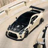 CMST Tuning Carbon Fiber Glass Transparent Hood Ver.2 For Nissan GTR GT-R R35 2017-2022