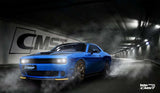 CMST Carbon Fiber Glass Clearview Hood Bonnet for Dodge Challenger 2008-ON