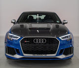 CMST Tuning Glass Transparent Carbon Fiber Hood Bonnet Ver.3 for Audi RS3 2018-2020 & 2014-2020 A3 & A3 S Line & S3