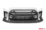 CMST TS Style Front Bumper & Front Lip for Nissan GTR GT-R R35 2008-2022 Carbon Fiber / FRP