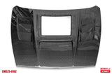 CMST Tuning Carbon Fiber Hood with Tempered Glass for Nissan 370Z Z34 Fairlady Z
