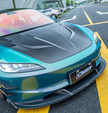 CMST Carbon Fiber V2 Front Lip for Tesla Model 3 Highland 2024-ON