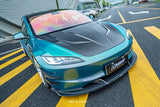 CMST Carbon Fiber V2 Front Lip for Tesla Model 3 Highland 2024-ON