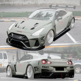 DarwinPRO 2008-2022 Nissan GTR R35 CBA & DBA & EBA BKSSII Style Partial Carbon Fiber Full Wide Body Kit