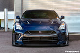 Carbonado TS Style Front Bumper & Front Lip for Nissan GTR GT-R R35 2017-2022 EBA Carbon Fiber / FRP