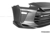 Carbonado TS Style Front Bumper & Front Lip for Nissan GTR GT-R R35 2017-2022 EBA Carbon Fiber / FRP