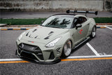 DarwinPRO 2008-2022 Nissan GTR R35 CBA & DBA & EBA BKSSII Style Partial Carbon Fiber Full Wide Body Kit